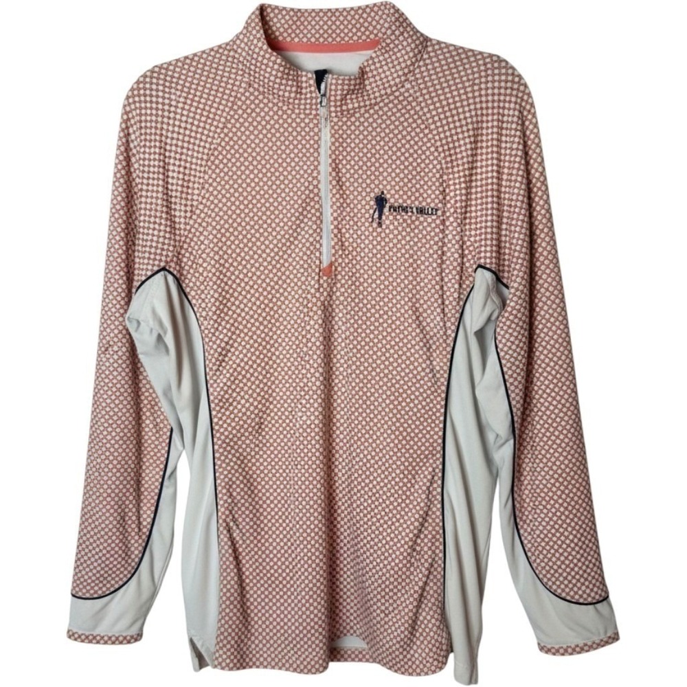Peter Millar Paynes Valley 1/4 Zip Womens L Lightweight Sun 50+ UPF Golf Stretch